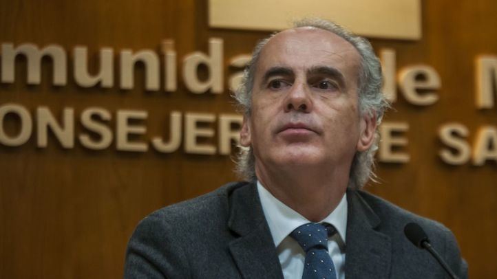 El consejero de Sanidad de la Comunidad de Madrid, Enrique Ruiz Escudero.