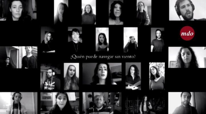 Alumnos de la Escuela Superior de Canto interpretan '¿Quién puede navegar sin viento?'