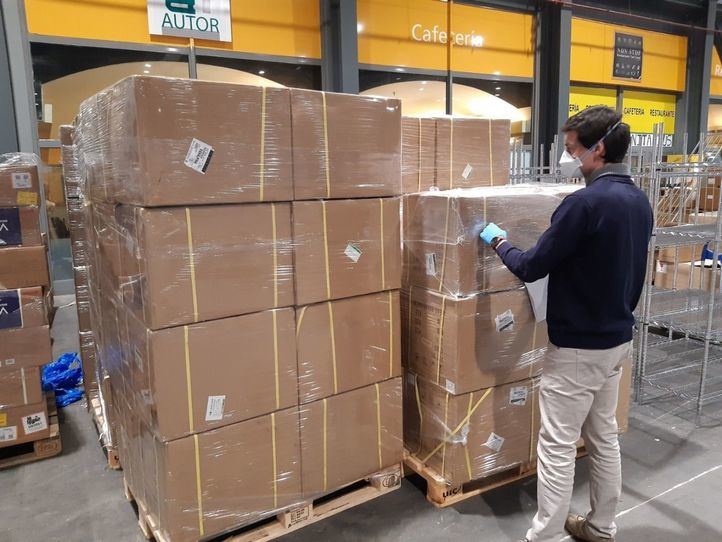 Madrid recibe material del Gobierno de España