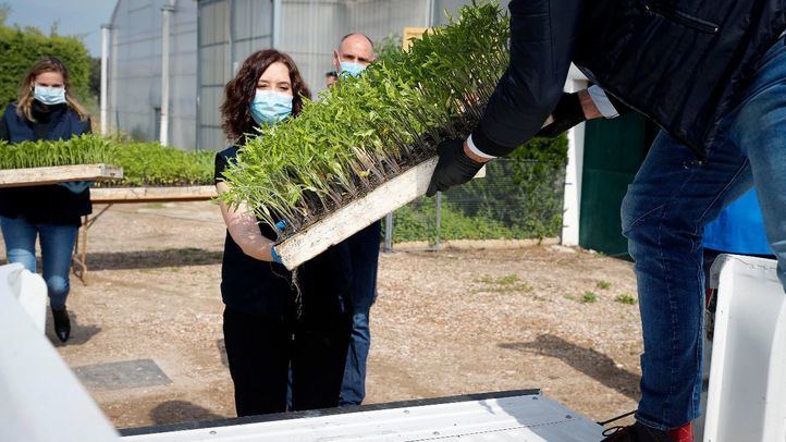 Isabel Díaz Ayuso visita el IMIDRA