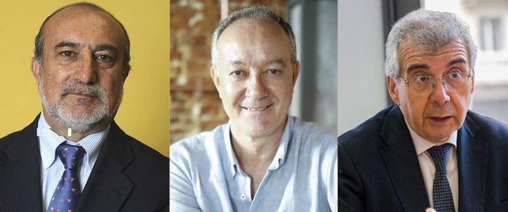 Ángel del Río, Antonio Castro y Pedro Montoliú.