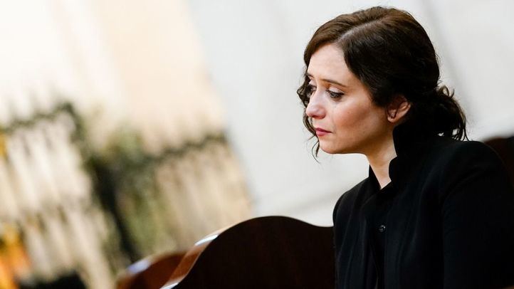 Isabel Díaz Ayuso, en la misa solemne en la Catedral de la Almudena