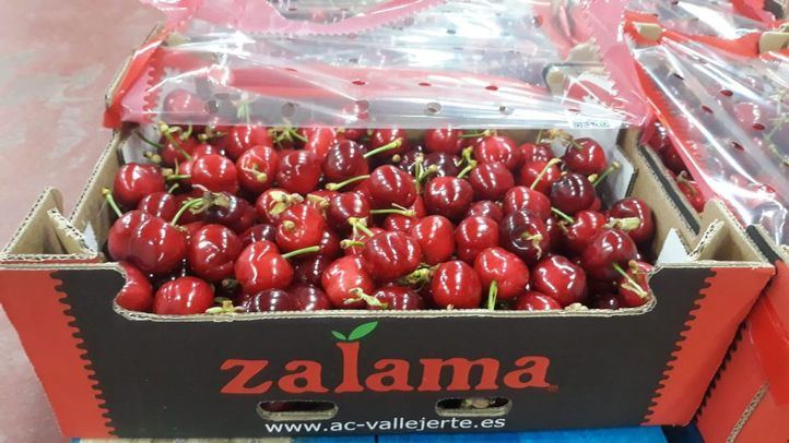 Caja de cerezas