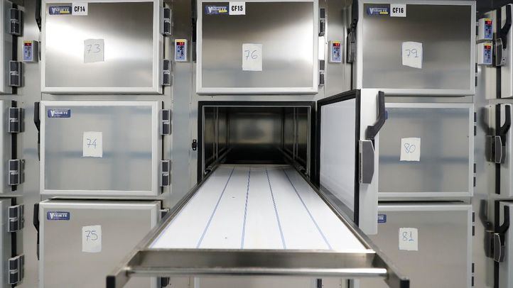 La morgue de la Ciudad de la Justicia ha recogido casi 600 cadáveres