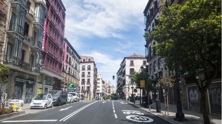 La calle Mayor, una de las vías que se peatonalizará de forma temporal.