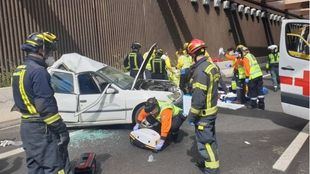 Muere tras ser embestido por una furgoneta en la M-40