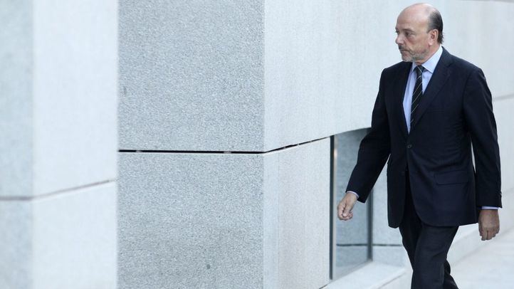 El expresidente de Indra Javier Monzón, cuando fue a declarar en la Audiencia Nacional por el 'caso Púnica'.