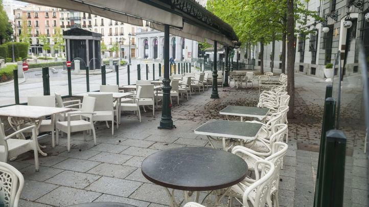 Terraza en la Plaza de Oriente