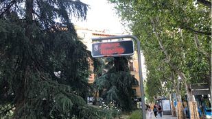 Vandalizan en pleno confinamiento la placa del Jardín de las Feministas