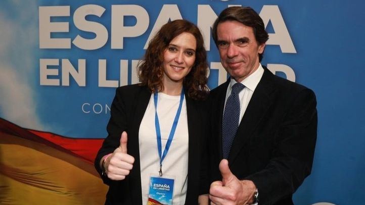 Isabel Díaz Ayuso y José María Aznar