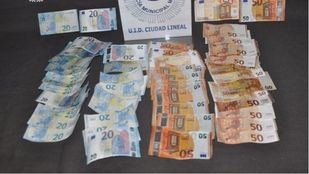 Detenidos dos jóvenes por transportar más de 2.100 euros en billetes falsos
