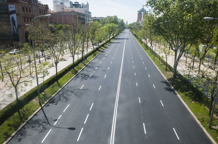 Paseo de la Castellana.