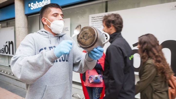 Protesta en Núñez de Balboa contra la gestión de la crisis