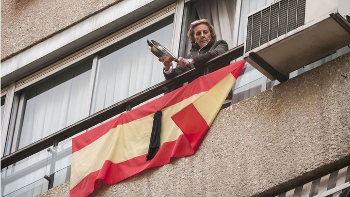 Protesta contra el Gobierno por la gestión de la crisis del coronavirus