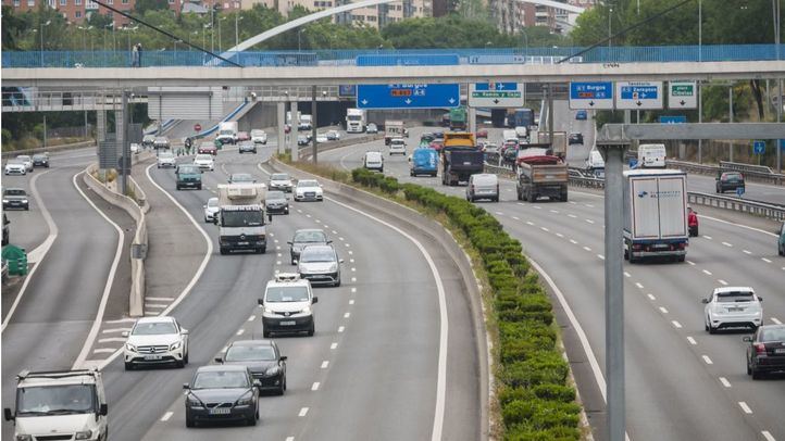 Tráfico en Madrid durante el estado de alarma
