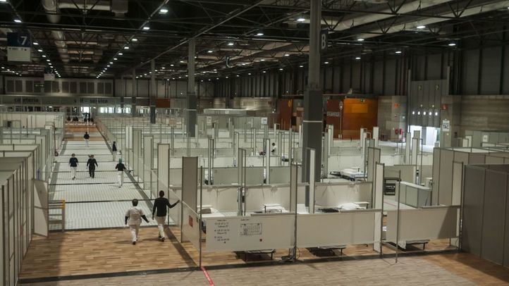 Pabellón 7 de Ifema, antes del cierre del hospital provisional