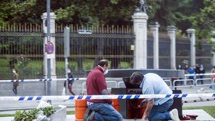 El pebetero en recuerdo a las víctimas del COVID se apaga un día después de ser inaugurado