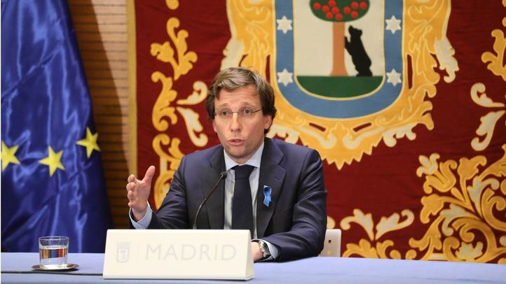 Almeida en una rueda de prensa posterior a la Junta de Gobierno.