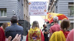 Nueva concentración en apoyo a la Guardia Civil