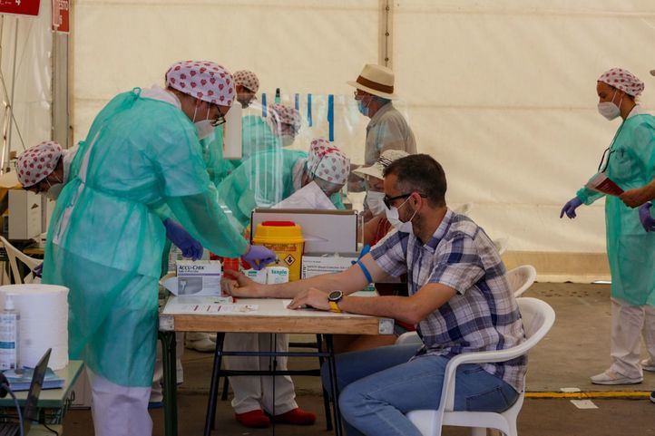 Test masivos en Torrejón de Ardoz.