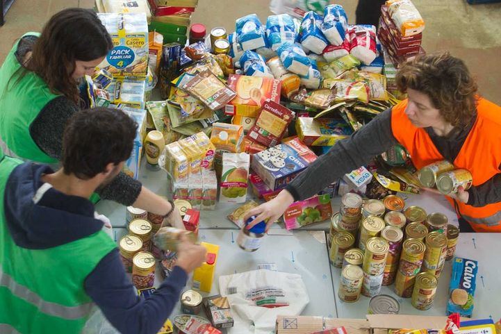 Un Banco de Alimentos, en una foto de archivo.