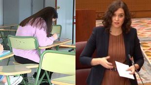 Ayuso admite la "dificultad" de la vuelta a la normalidad en Educación y llama a los grupos a proponer medidas