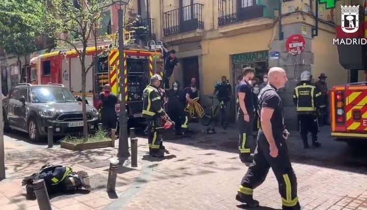 Incendio en un piso de Malasaña