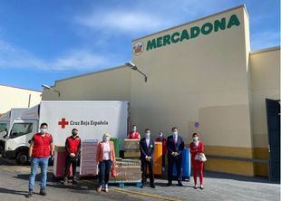 Mercadona dona a Cruz Roja de Parla más de 2,5 toneladas de alimentos de primera necesidad