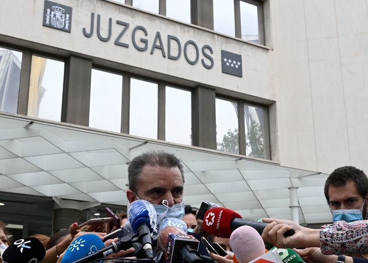El delegado del Gobierno en Madrid, José Manuel Franco, a su salida de los Juzgados de Plaza de Castilla.