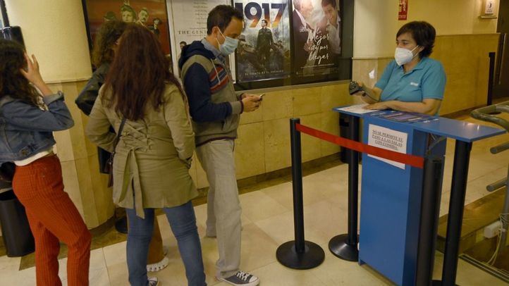 Reabren los cines en Madrid