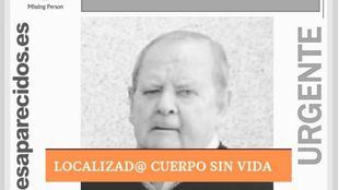 Localizado el cadáver de un vecino de Leganés desaparecido desde el día 10