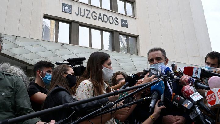 El delegado del Gobierno en Madrid, José Manuel Franco, a su salida de los juzgados.