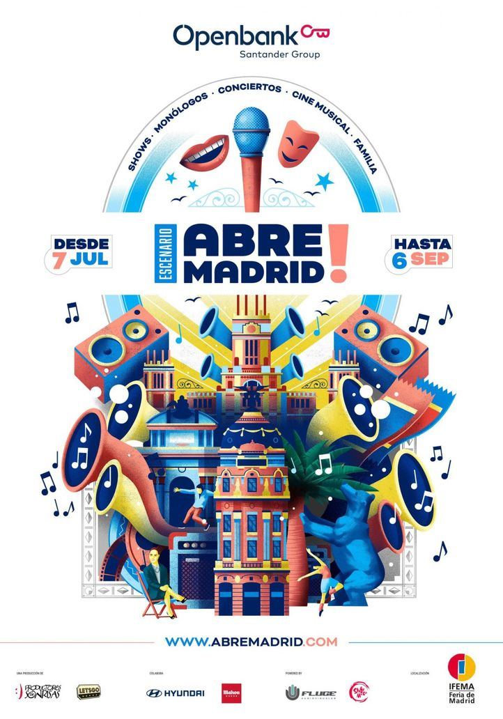 'Abre Madrid', el nuevo recinto al aire libre de Feria de Madrid con conciertos y ciclos de cine