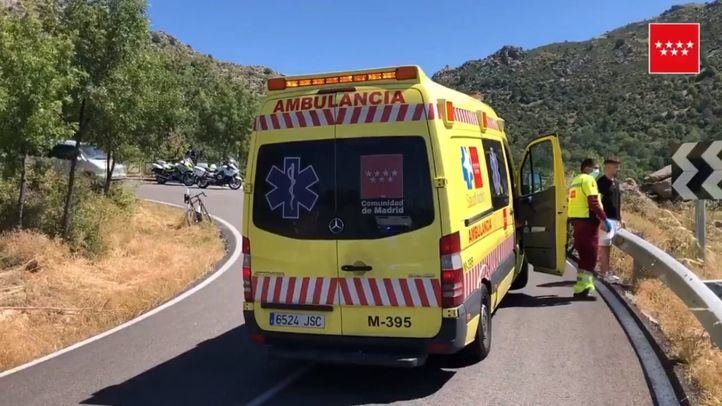 El ciclista ha sido trasladado al Hospital Puerta de Hierro