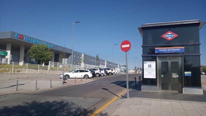 La estación de Metro Hospital del Henares..