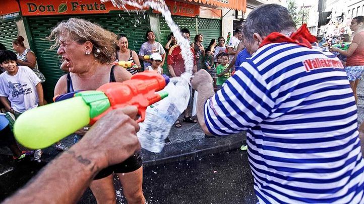 Batalla Naval de Puente de Vallecas en las Fiestas de La Karmela. (Imagen de Archivo)