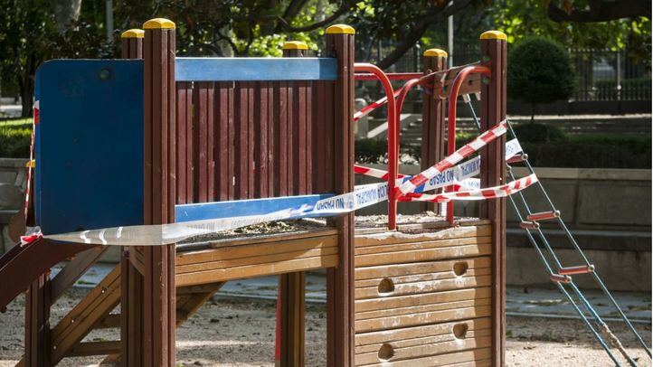 Algunas áreas infantiles de los parques han abierto desde el lunes.