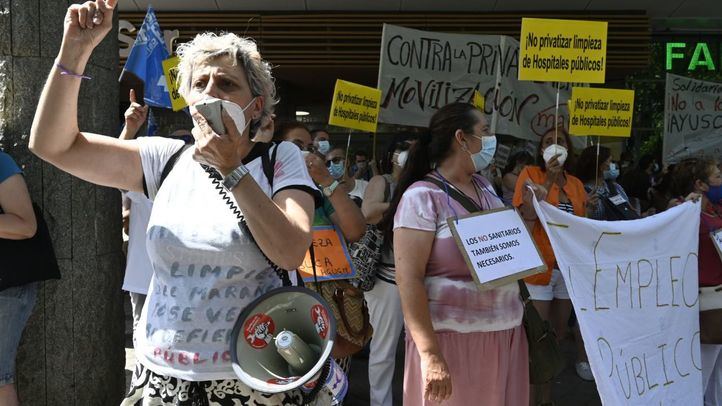 Empleados de limpieza del Marañón, en huelga lunes y martes