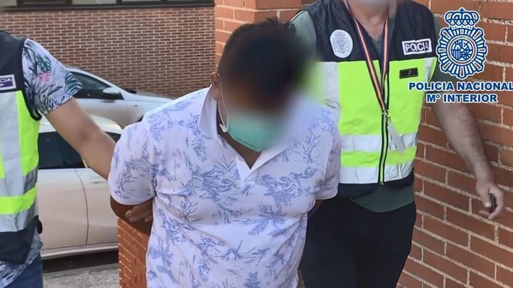 Imagen de uno de los detenidos