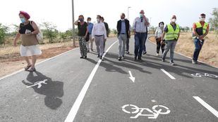Renovada la conexión del Anillo Verde Ciclista con Las Rosas tras concluir las obras