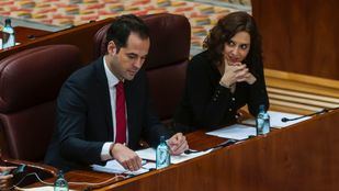 Ayuso y Aguado celebran un año del acuerdo PP-Cs pese a los desencuentros