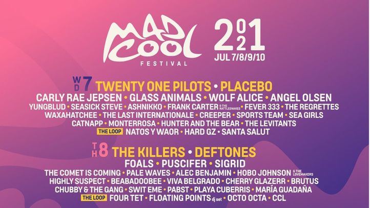 Cartel del Mad Cool 2021