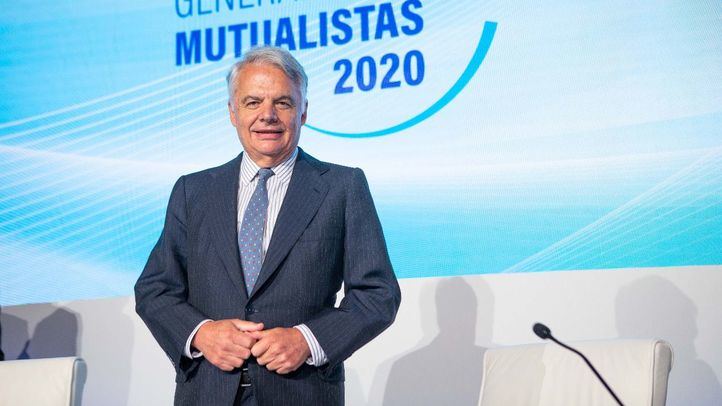 El Presidente del Grupo Mutua Madrileña, Ignacio Garralda, durante la Junta General