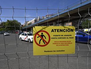 Cortes de tráfico desde este lunes para desmontar el 'scalextric' de Joaquín Costa