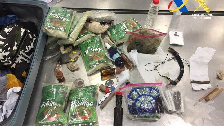 Sustancias adquiridas en el aeropuerto de Barajas