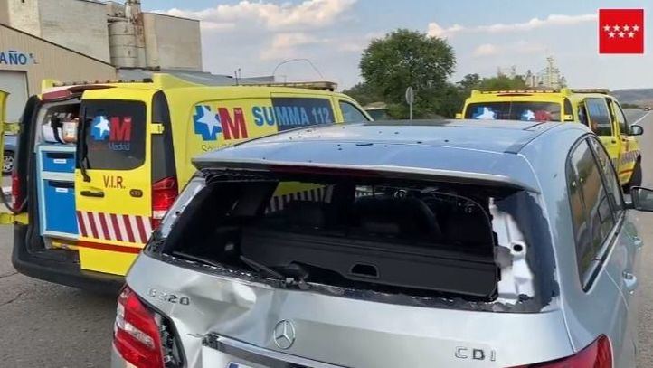 Accidente en San Martín de la Vega.