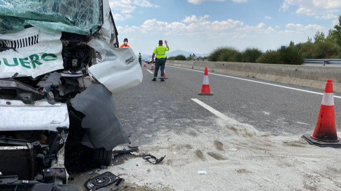 Accidente mortal en la A-1.
