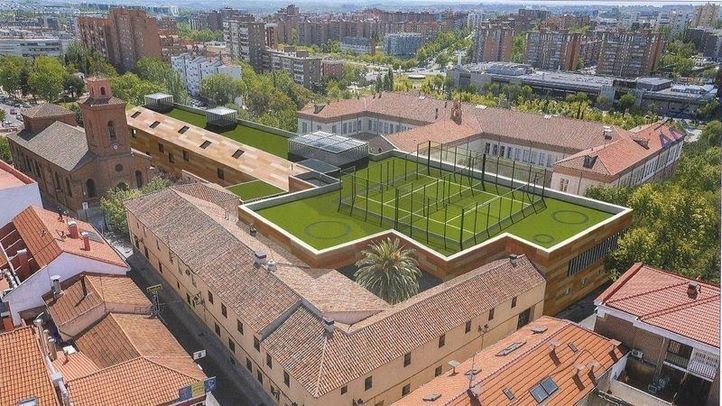 Imagen del proyecto original de Ingesport para el macrogimnasio en Hortaleza.