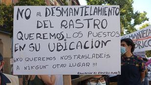 Comerciantes del Rastro protestan por cuarto domingo consecutivo
