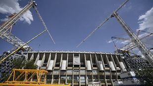 Así avanzan las obras del Santiago Bernabéu